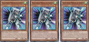 CARTA YU GI OH - 3  X VELOCIROID PREMIO DI GOMMA - RATE-IT005 - COMUNE - 1a ed - Foto 1 di 1
