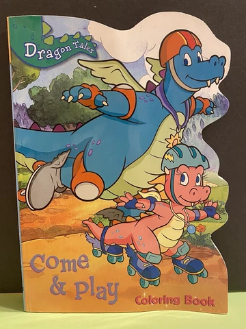 Dragon Tales Come & Play Coloring Book Cover