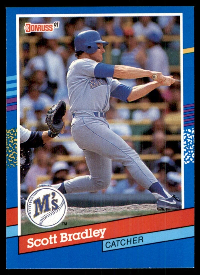 1991 Donruss Scott Bradley Seattle Mariners #287 - Image 1 of 2
