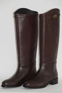 HUGO BOSS Women´s Boots, Mod. Casmia-X, Size 38 / US 8, Made in Italy,Dark Brown - Picture 1 of 9