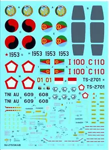 Hi Decals 1/48 SUKHOI Su-27S Su-27SK Su-27UB "FLANKER B/C" Soviet Jet Fighters - Picture 1 of 7