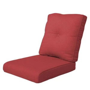 Pocassy Outdoor Lounge Chair Deep Seat Replacement Cushion Set (24" x 22") Red - Picture 1 of 3