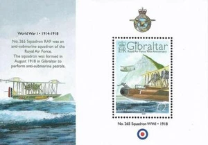 GIBRALTAR 2008 ROYAL AIR FORCE S/S SC#1141 MNH ** PLANES in WWI - Picture 1 of 1