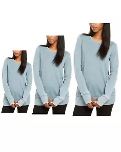 Ideology Women's Split Crossover-Back Top Goblin Blue RRP £34.99 - Clearance - Picture 1 of 4