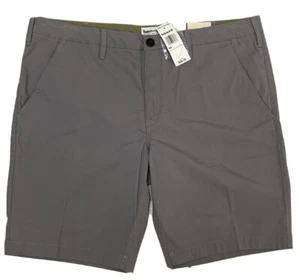 Timberland Herren Größe 40 grau klassische Passform vorne flach Shorts 10" Schrittlänge neu - Bild 1 von 6