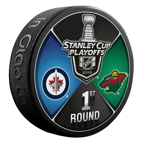 2018 Stanley Cup Playoffs Dueling Puck Winnipeg Jets / Minnesota Wild Cover