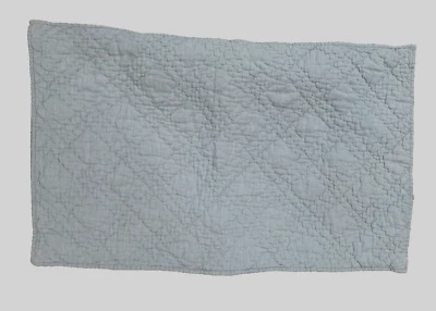 HERRAJES DE RESTAURACIÓN Edredón Belga Lino Puntada Diamante KING Sham Grafito Foto 1 de 4