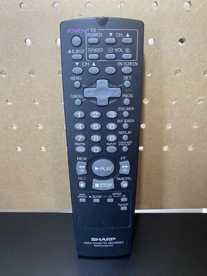 Controle remoto Sharp RRMCG1236AJSA - Original do fabricante - Testado e funcionando - Imagem 1 de 4