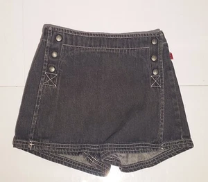 Girls ESPRIT ESPIRIT Denim Jean Mini SKORTS Black clothes Size 5 GUC - Picture 1 of 4