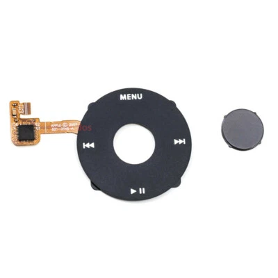 Click Wheel, Button & Flex Ribbon iPod Classic Black 6th 7th Gen 80 120 160 GB - Image 1 of 3