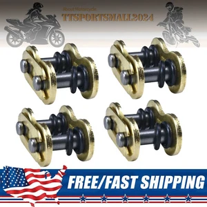 4x 520 Heavy Duty Chain Master Connecting Link O-Ring For Motorcycle Dirt Bike - Picture 1 of 11