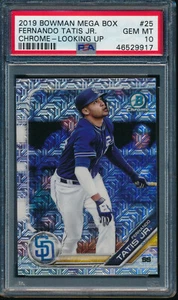 PSA 10 FERNANDO TATIS JR. 2019 Bowman Chrome Mega Box Mojo Refractor RC GEM MINT - Picture 1 of 1