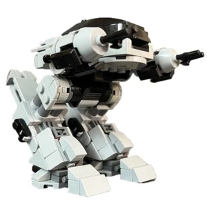 Piccolo Robot ED-209 Mech Modello da Film MOC Blocchi Costruzioni Set Giocattolo Collezione - Foto 1 di 6