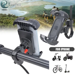 Universal Bike Phone Holder Motorcycle Bicycle Handlebar Mount Cradle for iPhone - Picture 1 of 8
