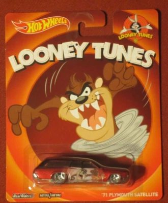 2013 Hot Wheels Looney Tunes 71 Plymouth Satellite (Tasmanian Devil) - NEW - Image 1 of 2