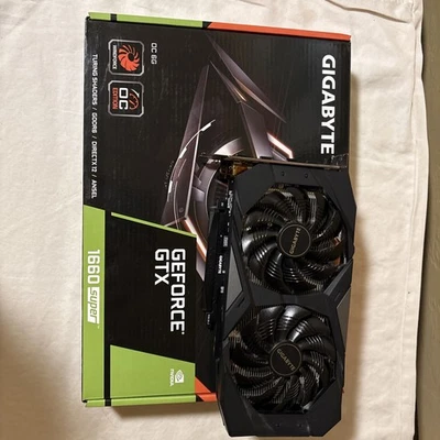 Gigabyte Geforce GTX 1660 Super 6GB GDDR6 Graphics Card GV-N166SOC-6GD READ DESC - Image 1 of 4