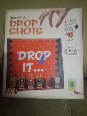 Drop It Drop Shot Juego de Beber Plinko 2 a 6 Jugadores Fichas Foto 1 de 4