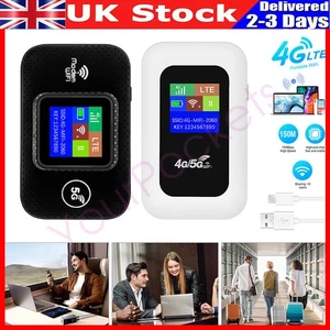5G Unlocked LTE LCD Portable Mobile Broadband Wireless WiFi Router MiFi Hotspot- - Picture 1 of 19