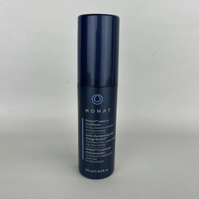Monat Restore 免洗护发素 带 Rejuveniqe 4.5 盎司 - 适用于干性中厚头发 — 第 1/4 张图片