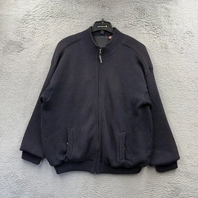 Vintage Cabelas Wind Stopper Jumper Mens XL Black Full Zip Hunting Outdoors - Image 1 of 4