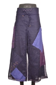 Pantalones Anchos Gudrun Sjoden Únicos Urbanos Algodón Culottes Boho Lagenlook Talla L - Imagen 1 de 7