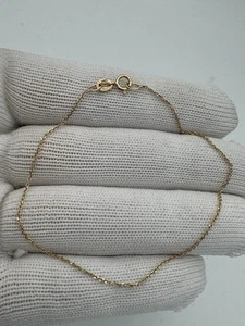 NEW 14k Rose Gold Cable Link Bracelet 7” - Picture 1 of 6