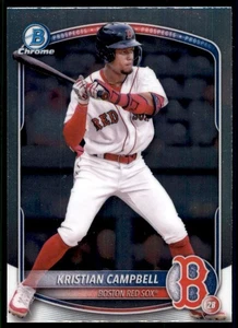 2025 Bowman Chrome #BCP-42 Kristian Campbell - Picture 1 of 4