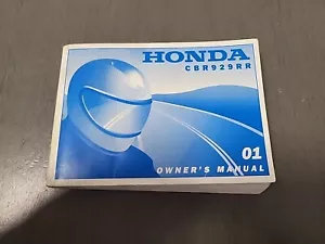 Honda CBR929RR 2001 manual del propietario 31MCJ610 "210" - Imagen 1 de 6