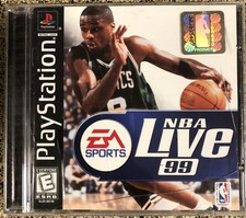 NBA Live 99 PS1 Playstation 1 Vintage Video Game with Manuel