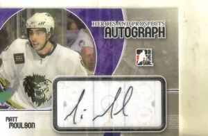 2007-08 HEROES & PROSPECTS - MATT MOULSON AUTO - Picture 1 of 1