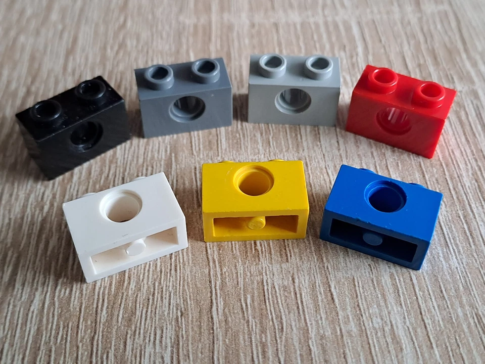 LEGO® 3700 Stein 1x2 mit Loch Technik Balken Technic"FARBE WÄHLEN" Teil Zubehör - Bild 1 von 1