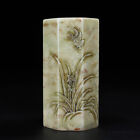 Chinese Natural Shoushan Stone Handcarved Exquisite orchid Seal 19925