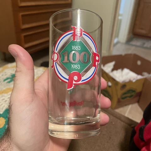 PHILADELPHIA PHILLIES VINTAGE 1983 100TH YEAR ROY ROGERS GLASS Cover