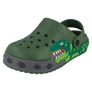 Zuecos iluminados de verano de dinosaurios N1166 para niños de J C Dees precio de venta 14,99 GBP - Imagen 1 de 9