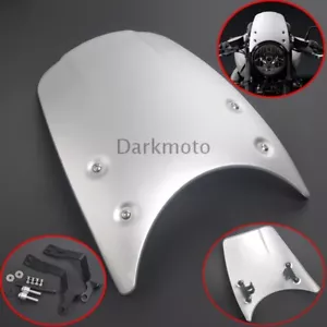 Aluminum Headlight Cowl Fairing Windshield Windscreen For BMW R Nine T 2014-2017 - Picture 1 of 9