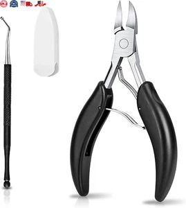 Toenail Clippers for Thick Ingrown Nails Heavy Duty Toe Nail Clippers Seniors - Picture 1 of 7