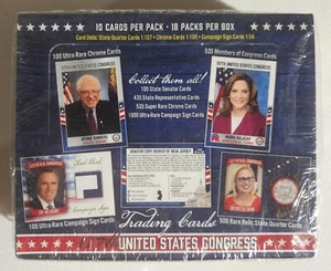 2021 United States Congress Trading Cards Unopened Hobby Box Not Many Made RARE - Picture 1 of 6