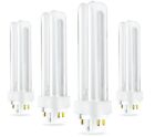 PLC-18W 827, 4 broches G24q-2, double tube 18 watts, fluorescent compact (4 PACK)