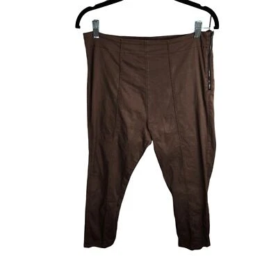 Prairie Underground Crop Cigarette Legging Pant Brown Women's Large - Image 1 of 4