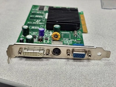 NVidia P162 AGP Graphics Card 64MB DVI VGA S-Video - Image 1 of 4