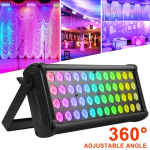 96W 48 LED Wall Washer Lights Bar RGB Floodlight Stage Party Disco Lighting - Picture 1 of 8