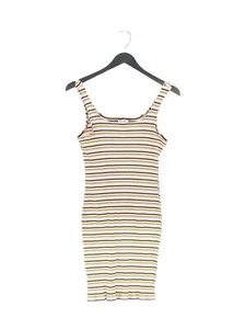 Monki Women's Midi Dress M Multi Cotton with Elastane Bodycon - Picture 1 of 6