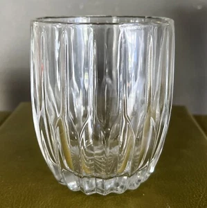 4 Mikasa Park Lane Double Rocks Glas 4er Set 8oz Kristall Vintage Klar - Bild 1 von 5