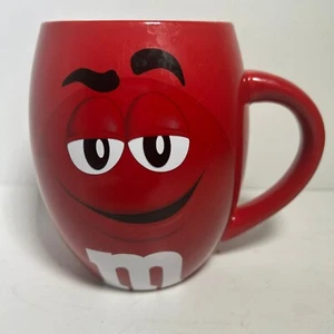 M&M’ 19 flüssige Unzen rot Becher Kaffee Keramik Tee - Bild 1 von 5