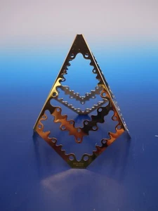 Campione showroom albero di natale da tavola placcato oro piccolo di Georg Jensen - Foto 1 di 2