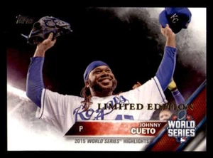 2016 Topps Limited Edition Tiffany Parallel #61 Johnny Cueto (World Series Highl - Picture 1 of 2