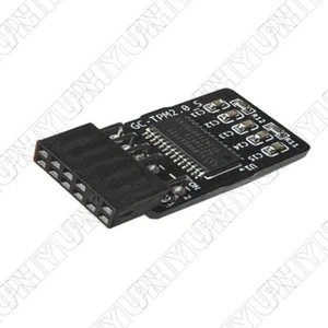 1 x 2.0 TPM Module For GIGABYTE Motherboards GC-TPM2.0_S TPM Module 12 Pin 12-1 - Photo 1/5