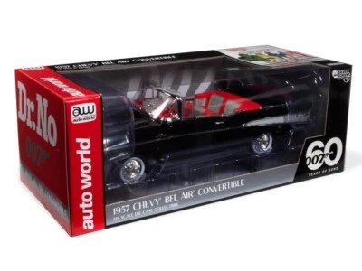 Auto World 1/18 James Bond 007 Dr No - Chevrolet Bel Air Del 1957 AWSS134 - Immagine 1 di 4
