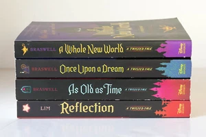 Disney TWISTED TALE Lot of 4 (#1-4) Set of Paperback Books Liz Braswell - Picture 1 of 6