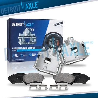 Front Disc Calipers + Brake Pads for Impala Monte Carlo LeSabre DeVille Aurora — 第 1/4 张图片